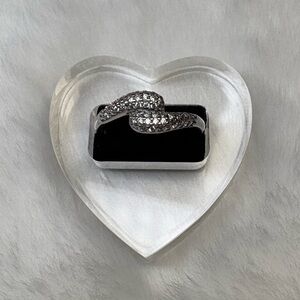 925 Sterling Silver Pave CZ Ring